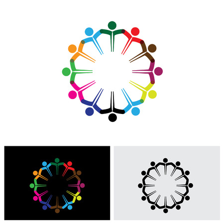 teamwork icon, teamwork icon vector, teamwork icon , teamwork icon , teamwork icon sign, team icon, unity icon, alliance icon, happiness icon, together icon, group icon, people iconのイラスト素材