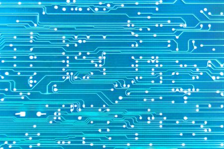 A circuit board - high technology backgroundの写真素材