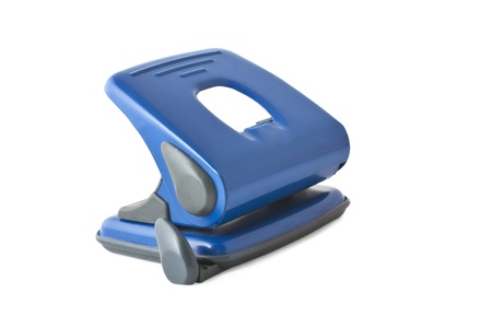 Hole office puncher isolated on white backgroundの写真素材