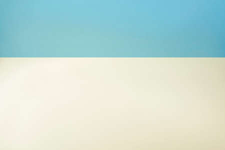 Sky and sand colors double paper backdrop for banner, template or backgroundの写真素材