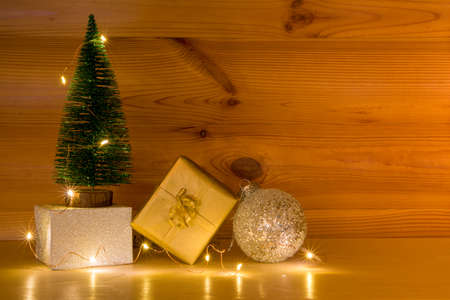 New Year and Christmas decorations. Postcard. The concept.の写真素材