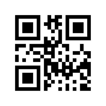 qr code template to scan with smartphoneのイラスト素材