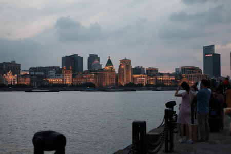 View of the embankment of the River.