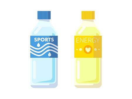 Simple illustrations of sports drinksのイラスト素材