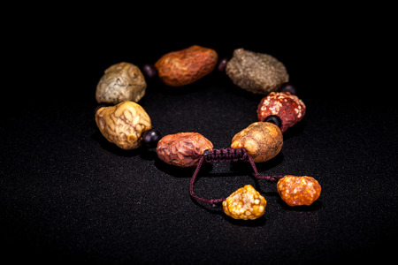 Jade bracelet made of materialsの写真素材