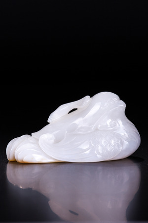 Jade carving sealsの写真素材
