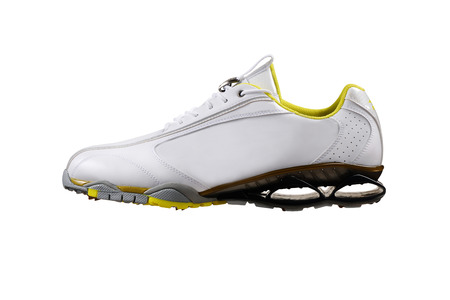 Professional sports shoes on a white backgroundの写真素材