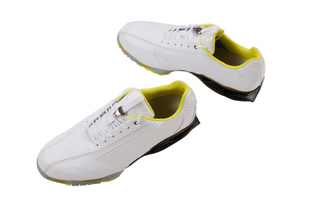Professional sports shoes on a white backgroundの写真素材