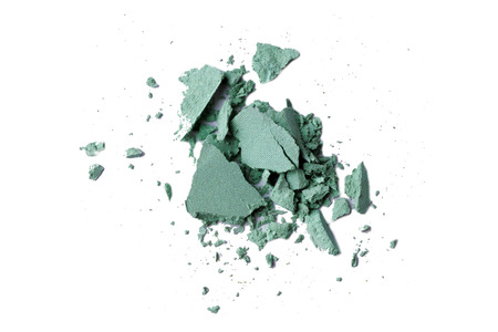 Crushing foundation texture on a white backgroundの写真素材