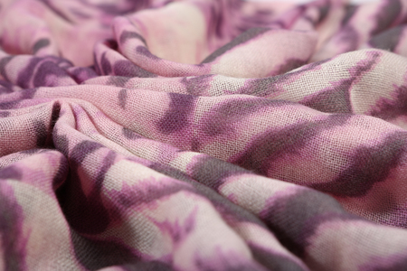 scarf with Traditional ornamental floral patternの写真素材