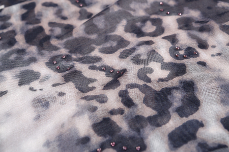 scarf with Traditional ornamental floral patternの写真素材