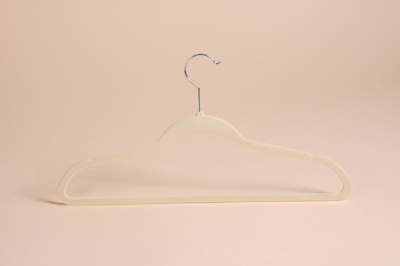 A close up shot of  clothes hangerの写真素材