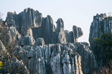 Shilin Stone Forest in Kunming, Yunnan, Chinaのeditorial素材