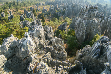 Shilin Stone Forest in Kunming, Yunnan, Chinaのeditorial素材