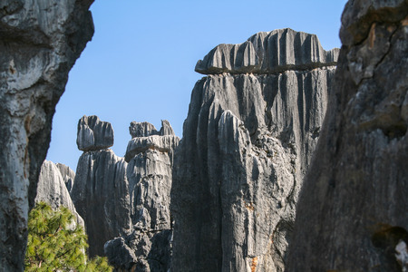 Shilin Stone Forest in Kunming, Yunnan, Chinaのeditorial素材