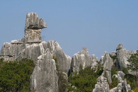 Shilin Stone Forest in Kunming, Yunnan, Chinaのeditorial素材