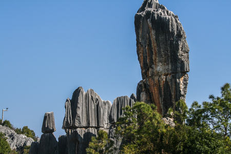 Shilin Stone Forest in Kunming, Yunnan, Chinaのeditorial素材