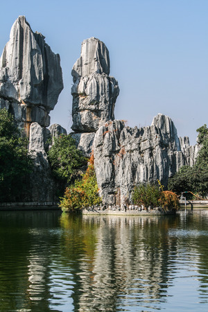 Shilin Stone Forest in Kunming, Yunnan, Chinaのeditorial素材