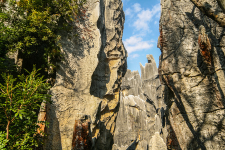 Shilin Stone Forest in Kunming, Yunnan, Chinaのeditorial素材