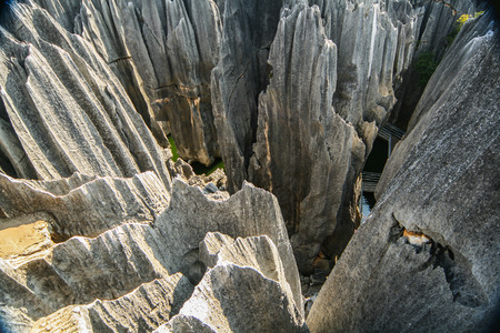 Shilin Stone Forest in Kunming, Yunnan, Chinaのeditorial素材