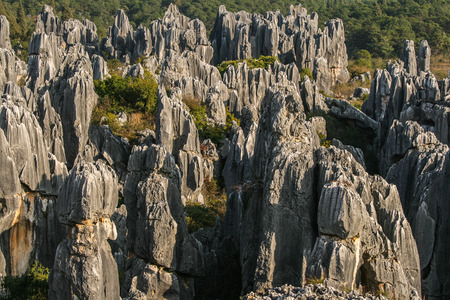 Shilin Stone Forest in Kunming, Yunnan, Chinaのeditorial素材