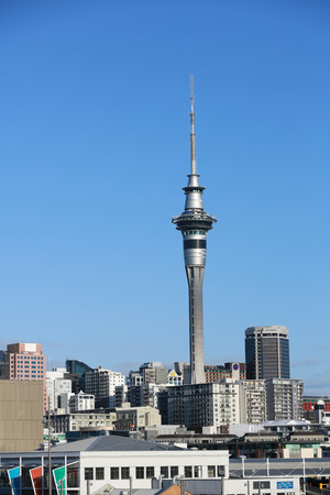 Auckland, New Zealand Sky Tower City Centerのeditorial素材