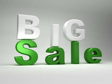 Big sale wordの写真素材