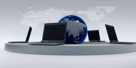 Global computer networkの写真素材