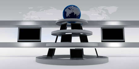 Global computer networkの写真素材