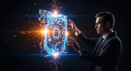 Innovative technologies for your business. Mixed media. Mixed mediaの素材