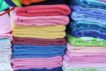 Bath towels の写真素材