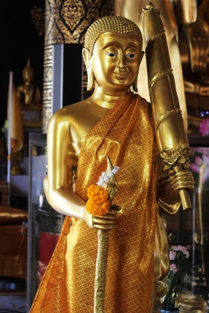 Buddha statues , Face of gold buddha, Thailand ,Asiaの写真素材