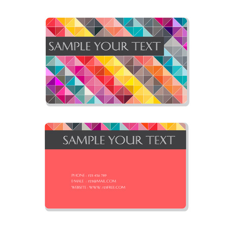 designer business cardのイラスト素材