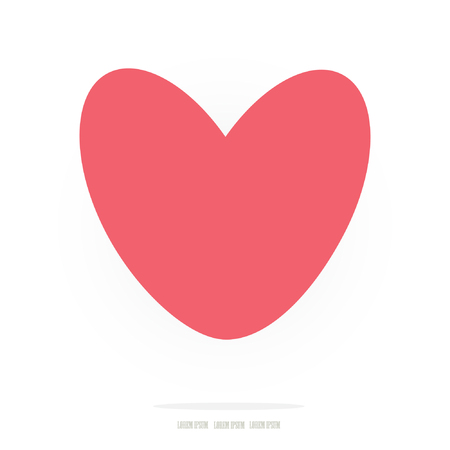 Heart Icon Vector. Love symbol.のイラスト素材