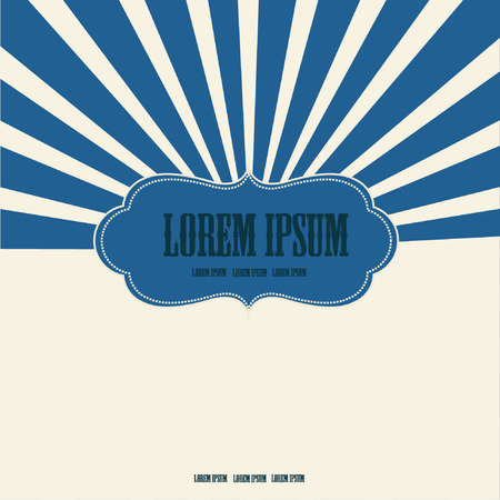 Vintage Abstract Sunburst Background Design.のイラスト素材