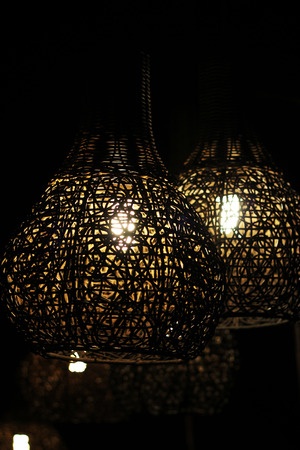 Lighting in restaurant.の写真素材