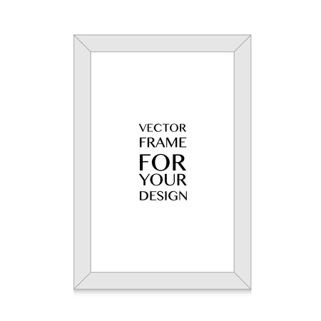 Picture frame design vector for image or text.のイラスト素材