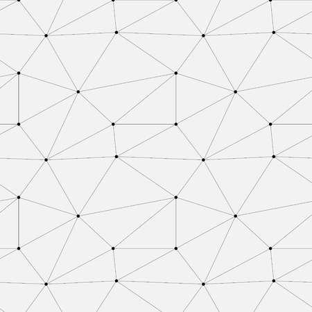 Line And Dots Abstract Connection Patterns.のイラスト素材