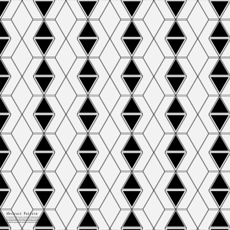 Geometric Flat Memphis Pattern.のイラスト素材