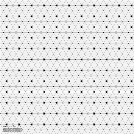 Line And Dots Abstract Connection Patterns.のイラスト素材