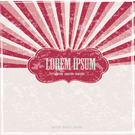 Vintage Abstract Sunburst Background Design.のイラスト素材