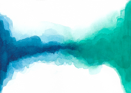 Abstract watercolor on white backgroundの写真素材