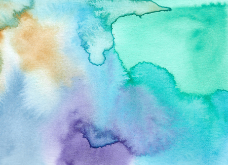 Abstract watercolor background. Hand painted illustrationの写真素材