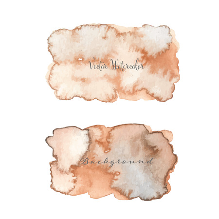 Abstract watercolor background. Watercolor element for card. Vector illustration.のイラスト素材