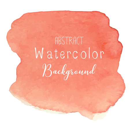 Orange abstract watercolor background. Vector illustration.のイラスト素材