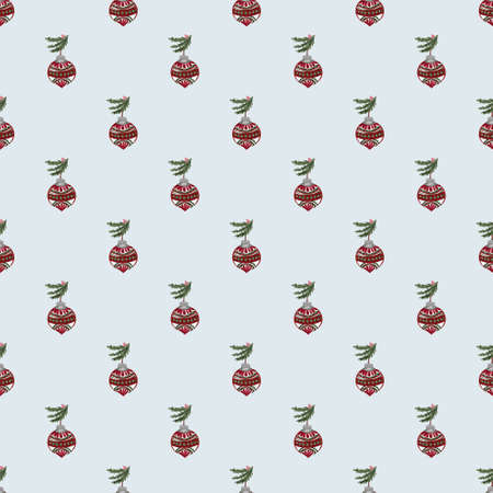 Christmas seamless pattern background. Vector illustration.のイラスト素材