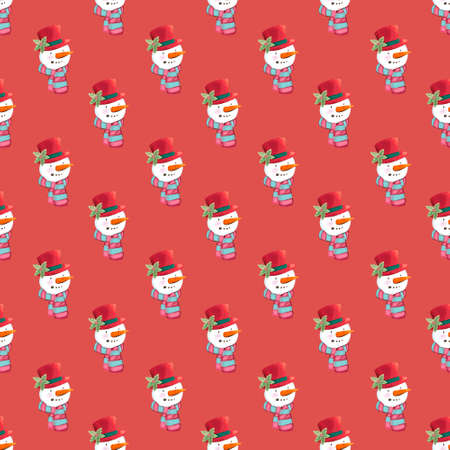 Christmas seamless pattern background. Vector illustration.のイラスト素材