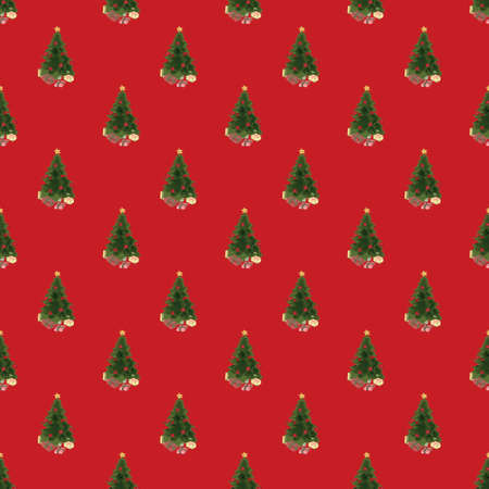 Christmas seamless pattern background. Vector illustration.のイラスト素材