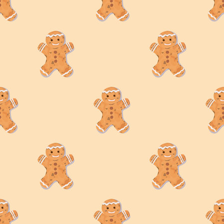 Christmas seamless pattern background. Vector illustration.のイラスト素材