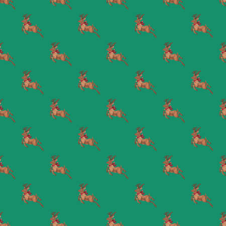 Christmas seamless pattern background. Vector illustration.のイラスト素材